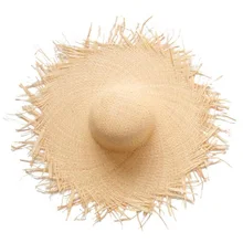 Шляпы от солнца для женщин, пляжная кепка s Sombreros с широкими полями, Пляжная боковая Кепка, женская соломенная шляпа из рафии
