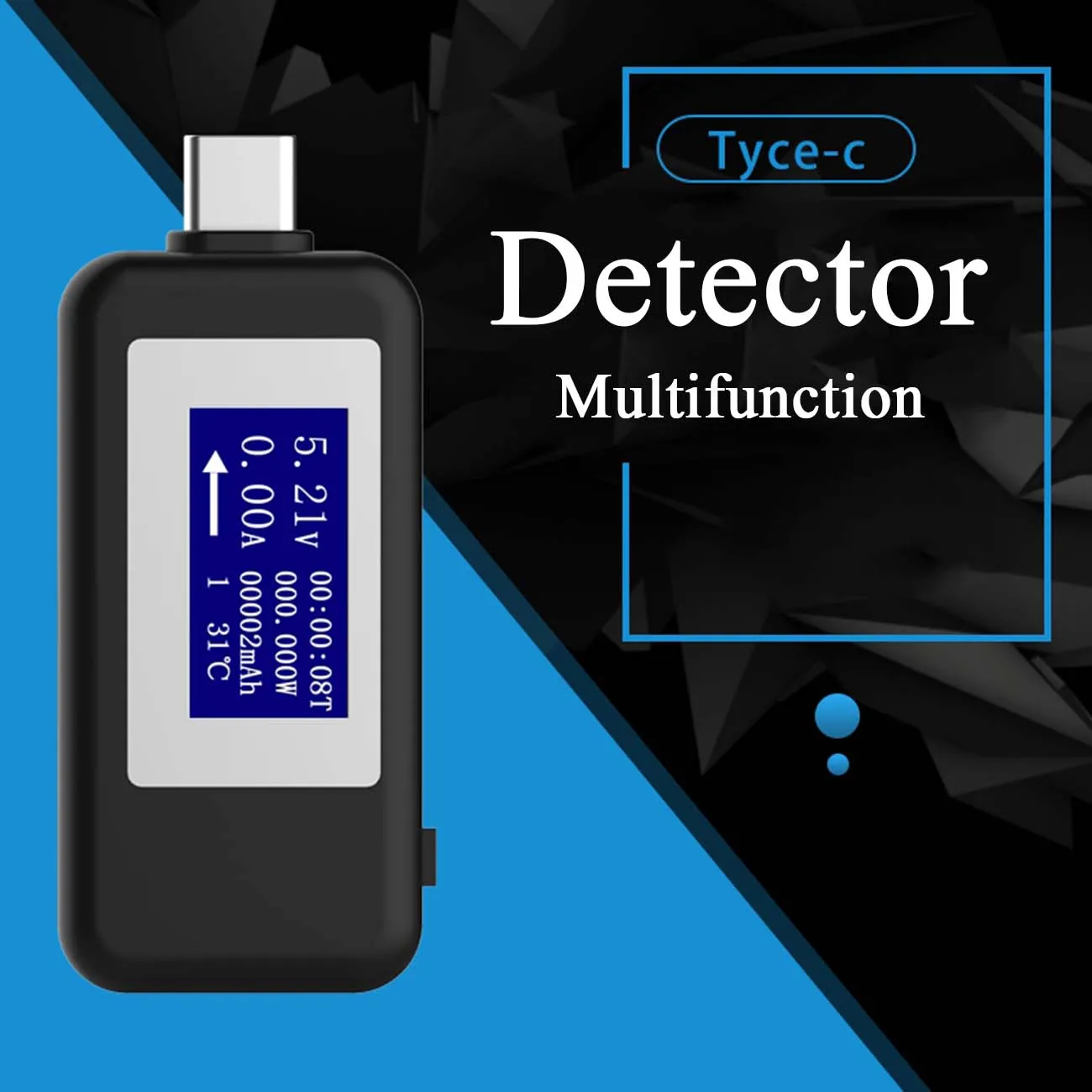 KWS-1802C Многофункциональный USB тестер тип-c зарядное устройство детектор цифровой вольтметр Амперметр измерители напряжения