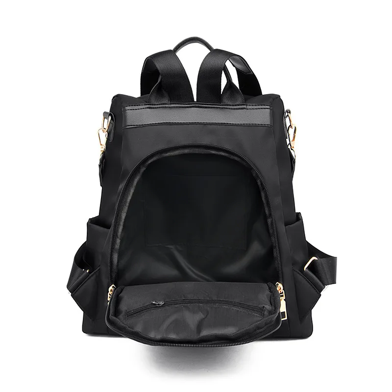 

Winter Solid Color Backpack 2019 New Style Europe And America-Style Fashion Versatile Backpack Large Capacity Multi-pockets Back