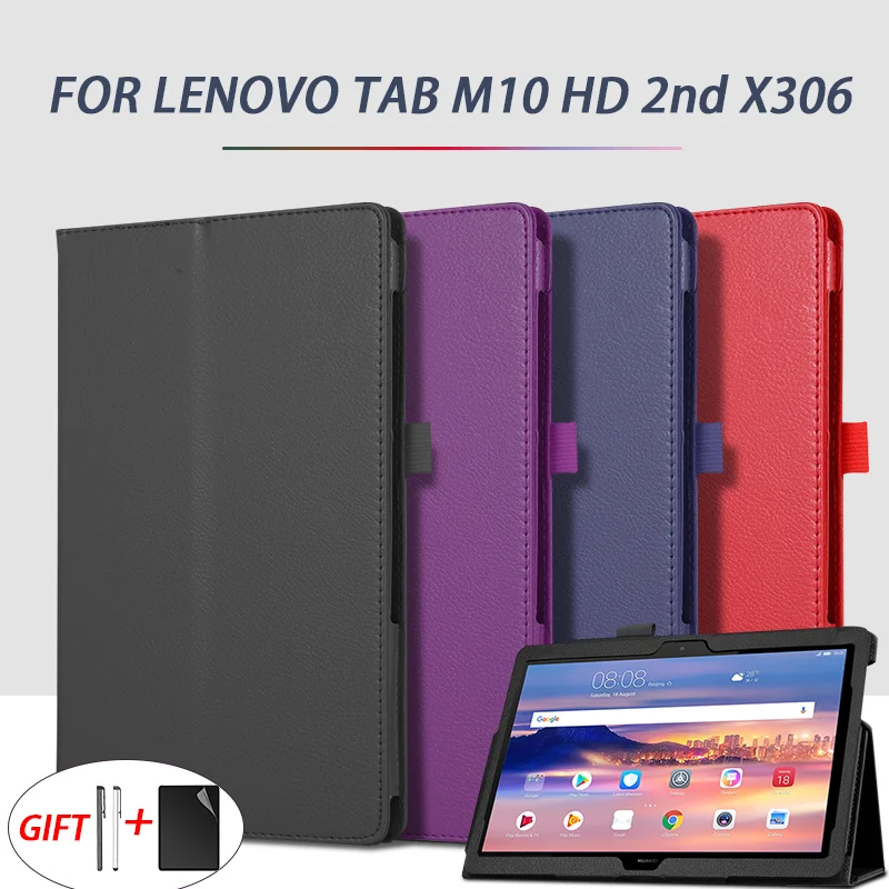 Чехол для Lenovo Tab M10 HD 10 1 ТБ X306F X306X чехол-подставка планшета чехлы 2-го поколения