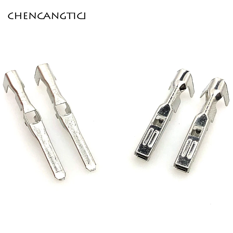 50 Pcs ABS Sensor Fog Lamp Automotive Connector Splice Terminal Crimp Pins For Mitsubishi Souast PB625-02027 PB621-02020