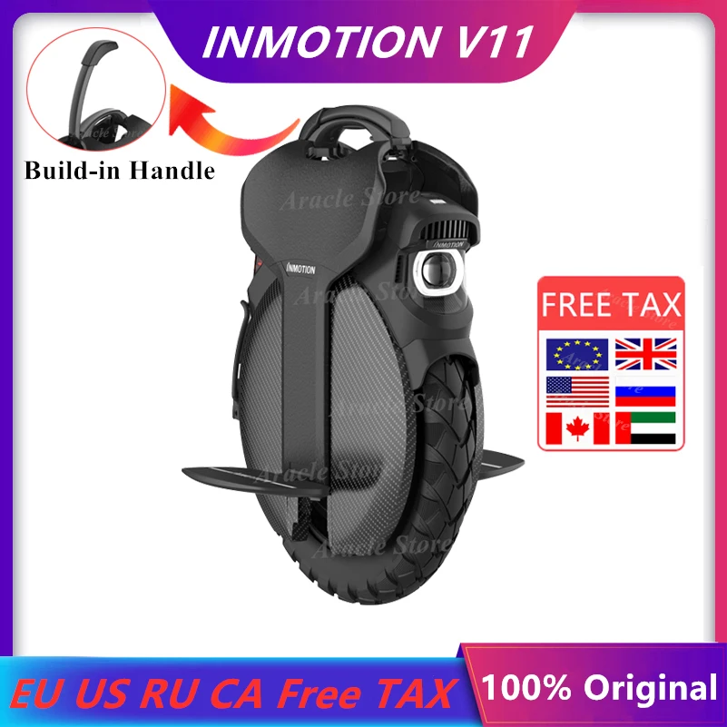 

Original INMOTION V11 Self Balancing Scooter 84V 2000W Build-in Handle 4.0 Bluetooth Unicycle Electric Hover Skateboard