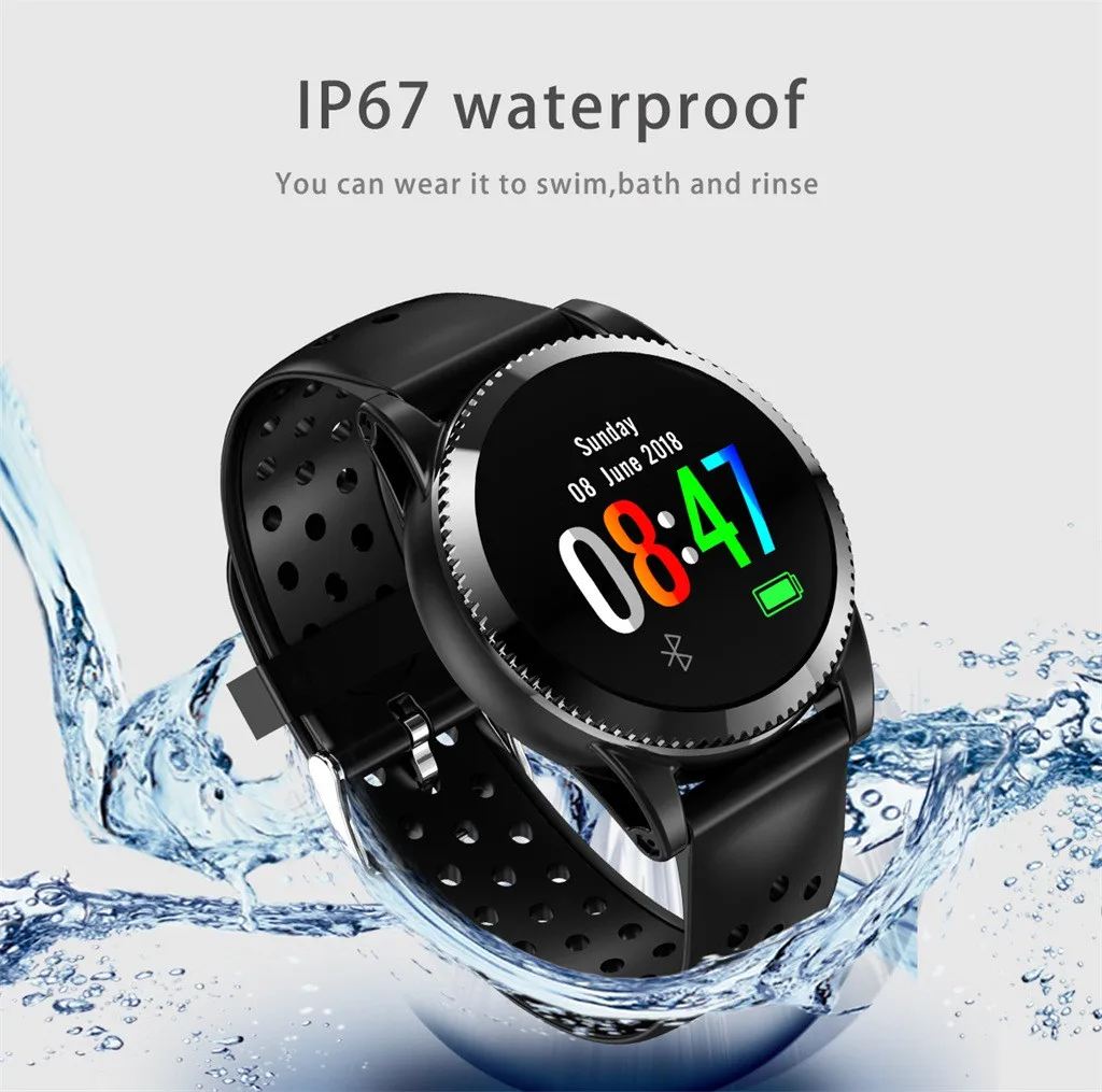 HIPERDEAL L16 Смарт-часы измерение артериального давления сердечного ритма спортивный фитнес-трекер Шагомер Jy17