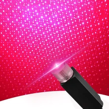 

Romantic LED Starry Sky Night Light USB Powered Galaxy Star Projector Lamp for Car Roof Home Room Home Ceiling Decor Plug Play