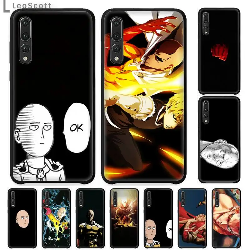 Силиконовый чехол для телефона из ТПУ one punch man Superman Huawei P9 P10 P20 P30 Pro Lite smart Mate 10 20 Y5 Y6 Y7
