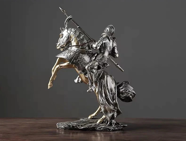 Home living room wine cabinet office model room decorations crafts European creative knight armor decoration 20 微信图片_20200205151427