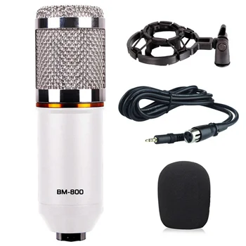 

Radio Singing Easy Operation Universal Recording KTV Karaoke With Shock Mount Durable Microphone