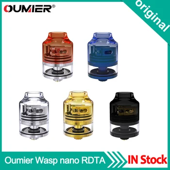 

Oumier Wasp nano RDTA Tank 22mm Adjustable Airflow 2ml Vape Tank Atomizer Electronic Cigarette Atomizer For 510 Thread