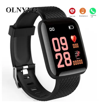 

New Smart Watch Wristband Sports Fitness Tracker Blood Pressure Heart Rate Call Message Reminder Android Pedometer SmartWatch