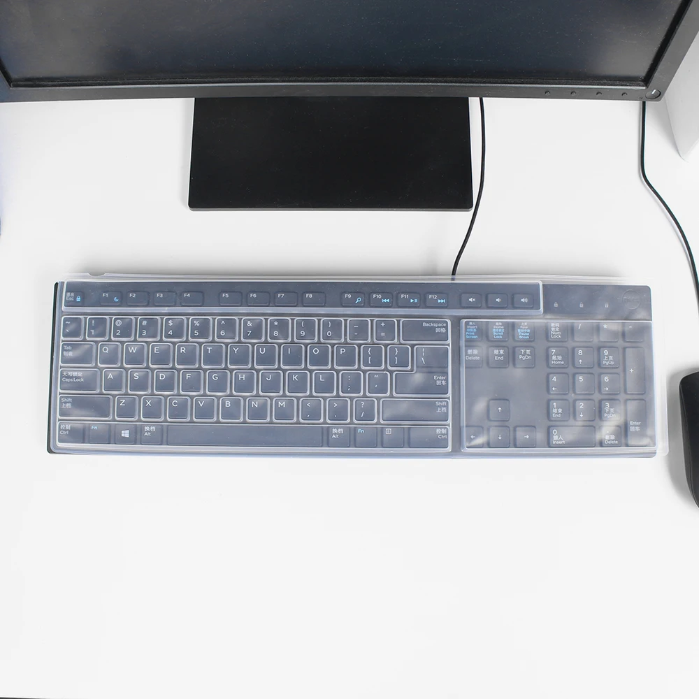 Universal Waterproof Dustproof Protective Keyboard Cover Desktop Computer Keyboard Skin Cover Film Protector Film