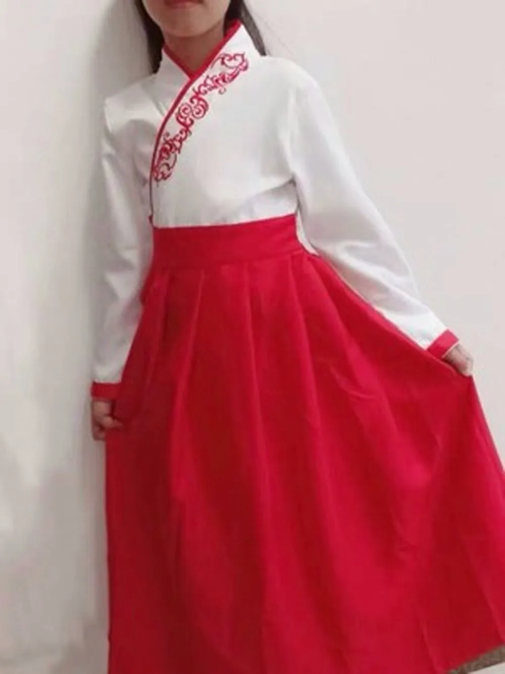 Качественные китайские Hanfu для мальчиков и девочек, школьная форма для детей, костюмы на Хэллоуин, карнавальные костюмы для детей
