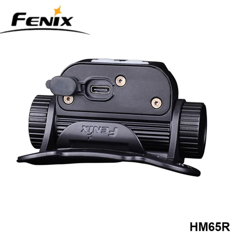 Fenix HM65R Тип C usb зарядка 1000ЛМ прожектор 400лм прожектор налобный фонарь для активного отдыха 18650 CR123A Водонепроницаемый фонарик