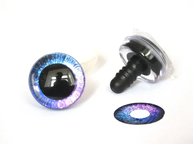 20pcs 12/14/16/18/20/25 mm 3D glitter eyes safety Puppet Toy Plush Toy Color Doll Eyes for amigurumi crochet stuffed animal 5