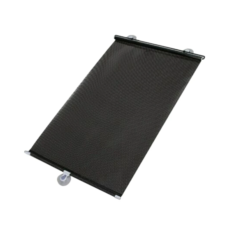 

Car Retractable With Uv Front Windshield Curtain Automatic Sunshade Sun Shade Net Cover Black