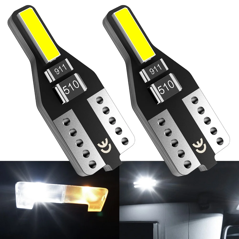 

2pcs T10 LED Bulb W5W 168 194 Car Interior Dome Reading Light For Hyundai i40 Getz Solaris Accent i30 ix35 Elantra Santa fe i20