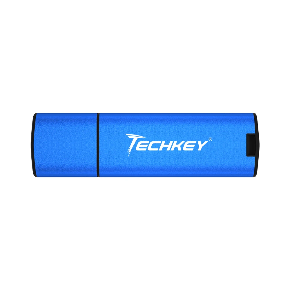 Флеш-накопитель Techkey, 64 ГБ, 32 ГБ, 4 Гб, цветной usb накопитель, 128 ГБ, Высококачественная карта памяти, флешка, 256 ГБ, дисковое устройство - Цвет: Bule
