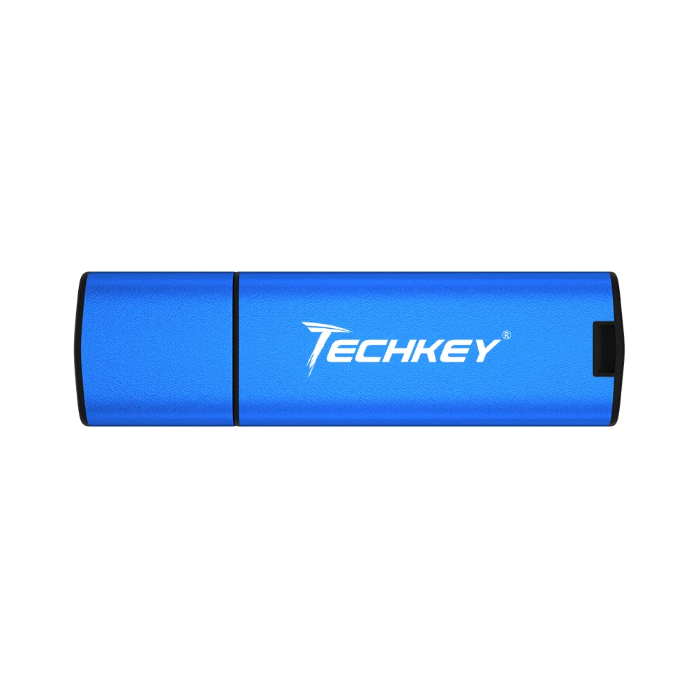 Bule Флеш-накопитель Techkey, 64 ГБ, 32 ГБ, 4 Гб, цветной usb накопитель, 128 ГБ, Высококачественная карта памяти, флешка, 256 ГБ, дисковое устройство - Цвет: Bule