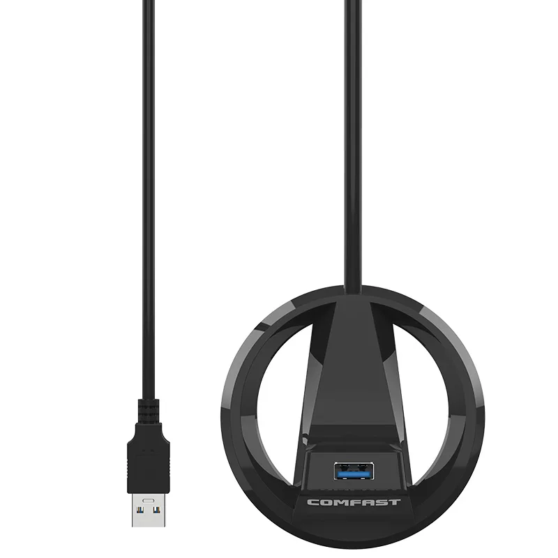 COMFAST 1900 Мбит/с 2,4 ГГц и 5,8 ГГц USB Wifi адаптер двухдиапазонный WiFi ключ Plug And Play AC сетевая карта USB Wifi антенна CF-939AC