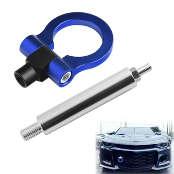 

Aluminum Car Trailer Towing Hook Hooks Rear Trailer Ring Towing Hook Front Bumper Traction Hook for Chevrolet Camaro (2016+)