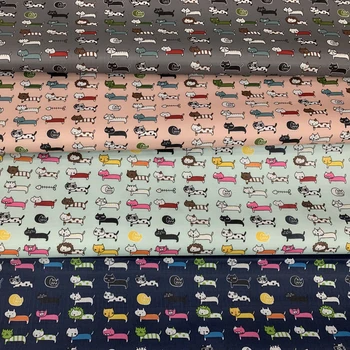 

145*90cm cat pochacco Fiber fabrics waterproof Oxford cloth for patchwork PVC DIY Sewing Tablecloth bag raincoat