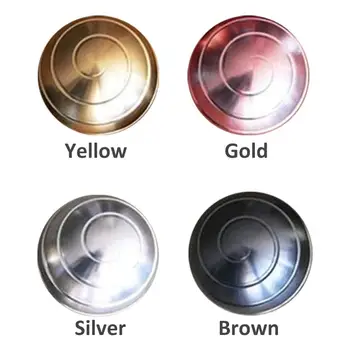 

Desktop Stress Relief Toy Aluminum Alloy Decompression Hypnosis Rotary Gyro For Adult Fingertip Toy Kinetic Metal Spinner Gift