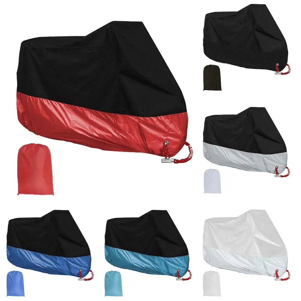 Motorcycle Cover Universal Outdoor Protector All Season Waterproof Bike Rain Dustproof Motor Scooter Cover