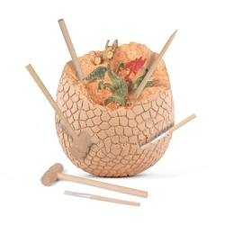 Ovo dino jumbo dig kit escavação 12 dinossauro dedo para crianças kit ciência grandes presentes para kits de artesanato arqueologia stem aprendizagem
