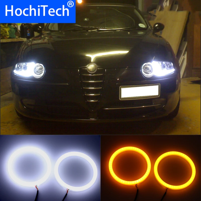 Для Alfa Romeo 147 2000-04 галогенные лампы головного светильник белый и желтый двойной