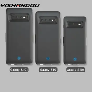 

Battery Charger Case for Samsung Galaxy S10 Plus S10e S9 S8 Note 9 8 A8 Plus 2018 7000mah Back Clip Fast Charger Cover Black