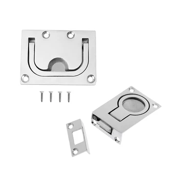 

2pcs Boat Hatch Locker Lift/ Pull Ring Handle - Marine Grade 316 Stainless Steel Hardware