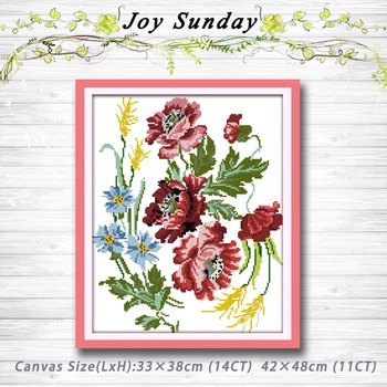 

Charming flowers Decor Patterns Counted Cross Stitch 11CT 14CT Cross Stitch Sets Chinese Cross-stitch Kits Embroidery Needlework