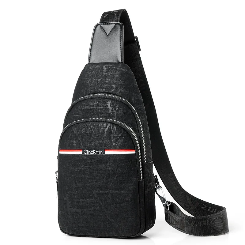 

New Style CK Small Chest Bag Men's Korean-style Travel Single-shoulder Bag Men's Outdoor Sports Shoulder Bag Oxford Cloth Bag Sh