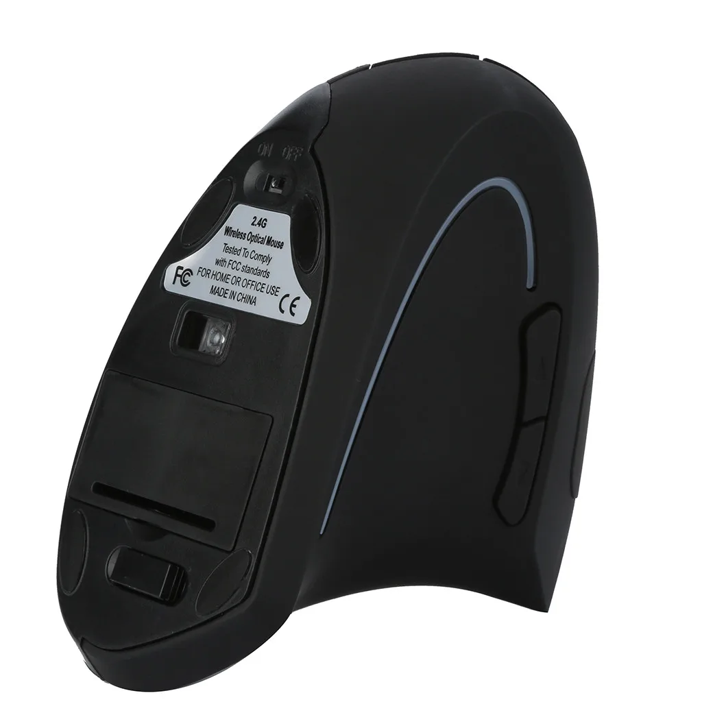 Мода 1600 dpi USB мышь беспроводная мышь 2,4 ГГц игра эргономичный дизайн вертикальная мышь