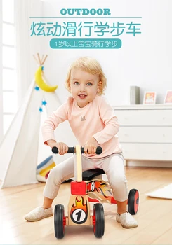 

Baby Balance Bikes Children Walker 1-4Years Old Months No Pedal Balance Car Infant 4 Wheels Toddler Birthday Gift
