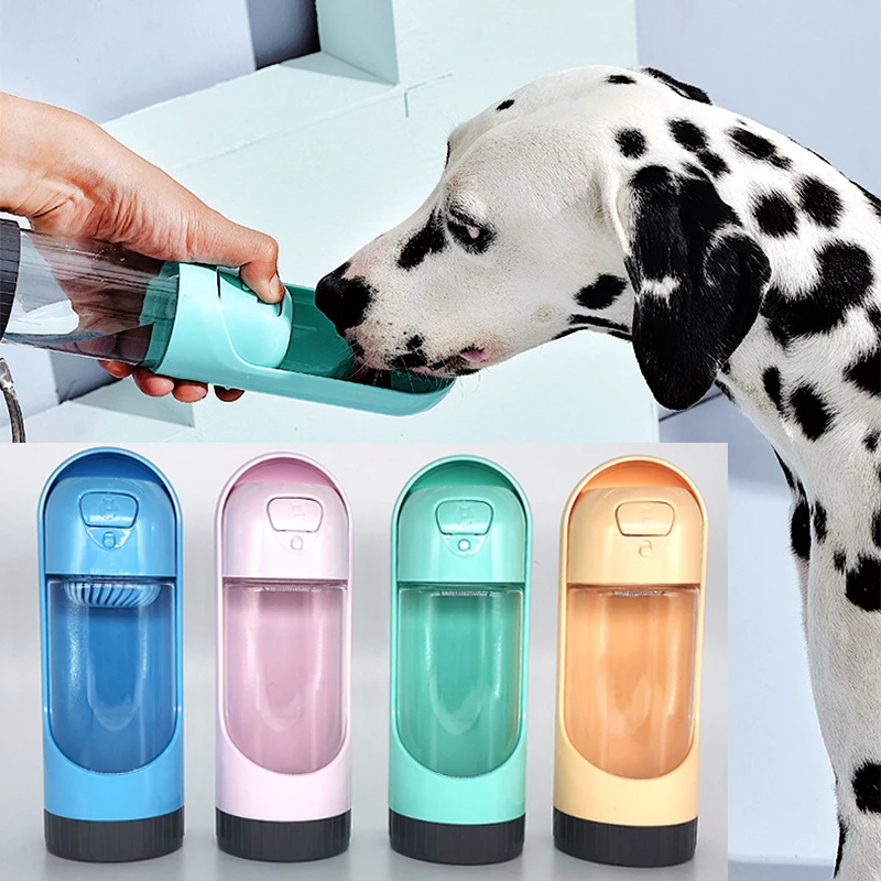 Portátil perro botella de agua Bowl bebedero para mascotas perro calabaza alimentador de bebedero de cachorro beber al aire libre accesorios dispensador de