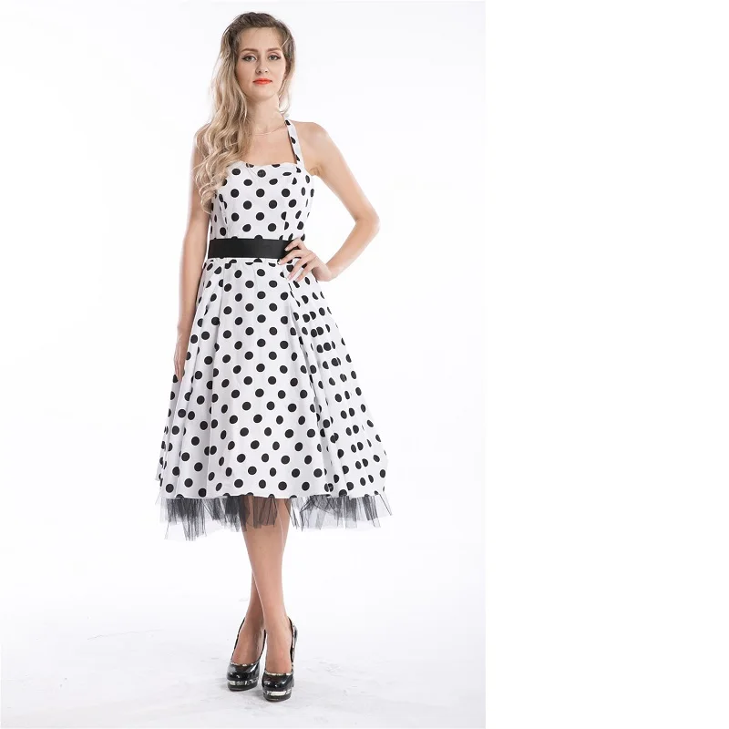 White rockabilly dress Clearance