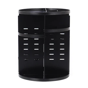 

Rotating Makeup Organizer Cosmetics Skincare Products Storage Box Desktop Adjustable Spin Holder J8