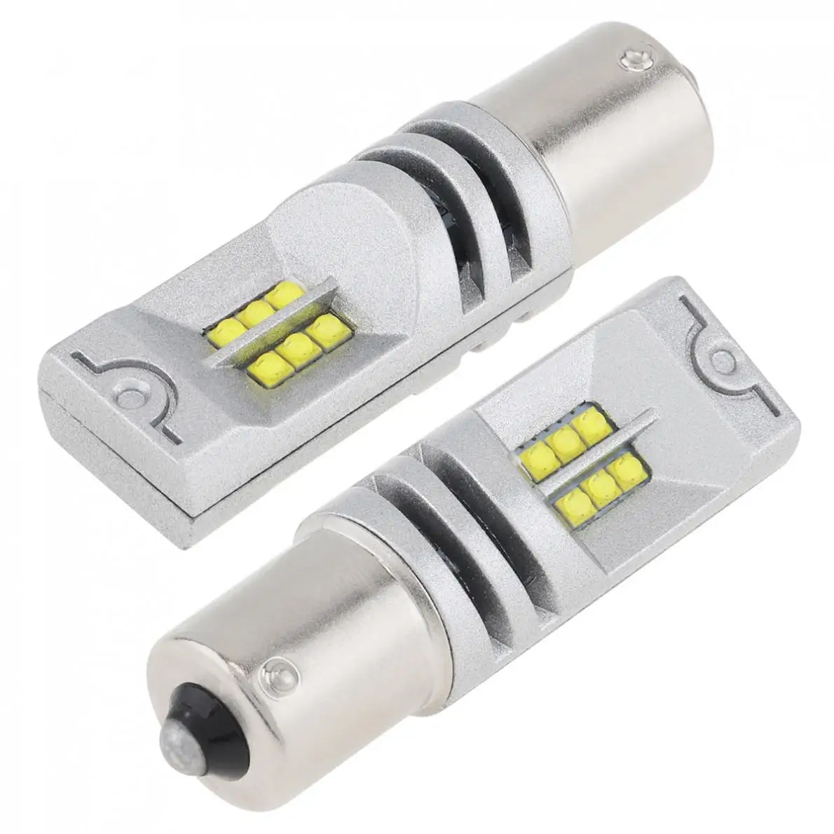 2 шт. 12 В 1156 2525 SMD СВЕТОДИОДНЫЙ Автомобильный светильник лампочка 1200LM 6500 K-7500 K белый авто спинка, вождения, бега, стоп-сигнал светильник