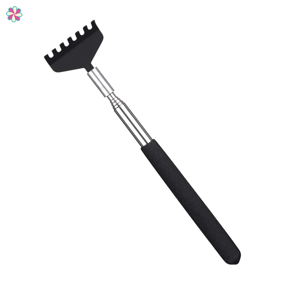 

1 Pcs Portable Stainless Steel Scratcher Telescopic Multi-function Body Massage Tool