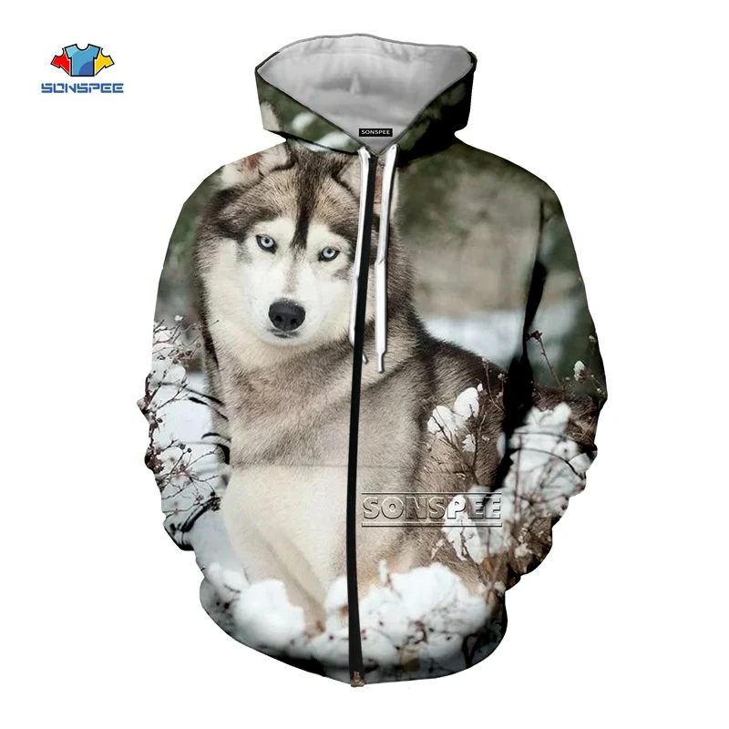 Толстовка SONSPEE Husky Silly Dog с 3D принтом в виде животных для мужчин и женщин в стиле Харадзюку, толстовка в стиле хип-хоп, уличная толстовка на молнии в стиле хип-хоп, пуловер G01 - Цвет: 19