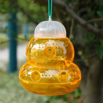 

2PC Pest Repeller Was Fly Flies Insects Hanging Trap Catcher Killer Outdoor Reusable Fly Catcher Raid Fruit Fly Trap Bundle
