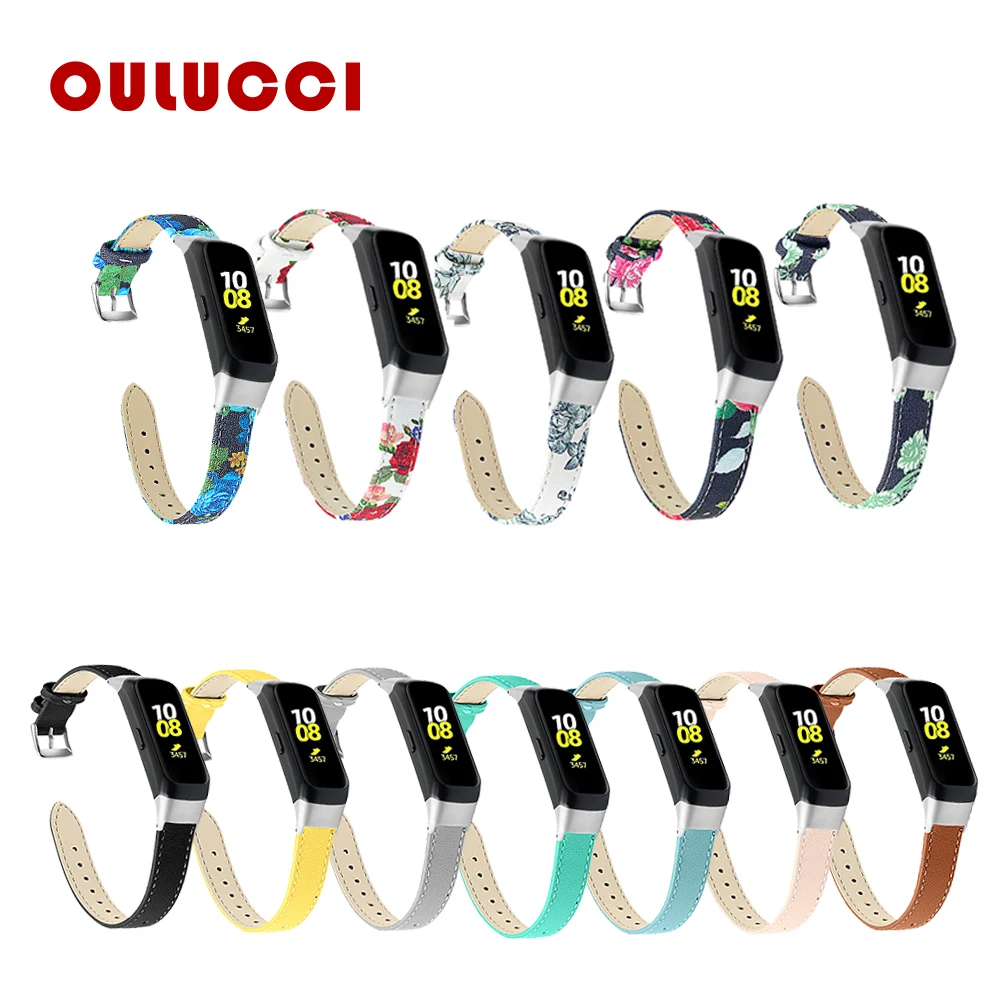 

OULUCCI Fashion strap Suitable for samsung galaxy watch replacement Leather Bracelet for samsung galaxy watch strap