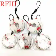 ID 125 кГц T5577 перезаписываемый жетон тег брелок RFID пустая карта брелок для копира Дубликатор Cloner карта контроля доступа