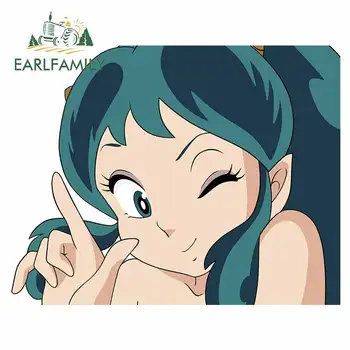 

EARLFAMILY 13cm x 10.3cm for Urusei Yatsura Waterproof Motorcycle Car Stickers Occlusion Scratch Waterproof Decals VAN