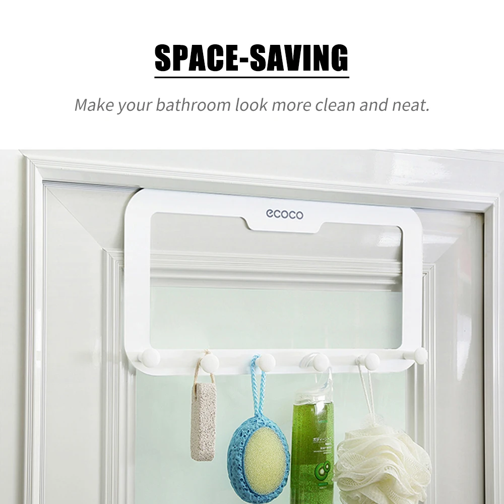Вешалка для хранения ecoco, крючок для ванной комнаты, вешалка для полотенец, вешалка для одежды, настенная вешалка для крючков, направляющая для кухни, спальни, входной двери