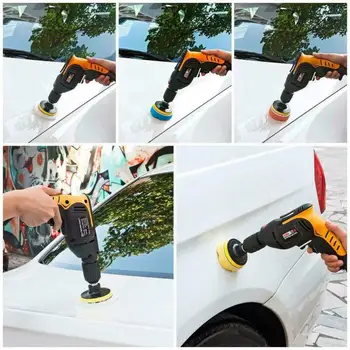 

Compound Polishing Pads Sucker Adapter Wave&Flat Soft&Hard Buffing 22pcs