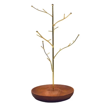 

Jewelry Tree Stand Jewelry Display Stand Earring Necklace Holder Jewelry Hanger Rack Organizer for Earrings Ring Necklace Bracel