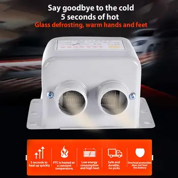 

Car Truck Fan Heater Defroster Demister Heating Warmer Windshield Heater 12V