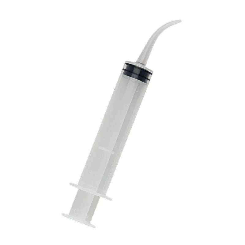 5 шт. 12 мл одноразовые стоматологические оросительные шприцы с изогнутый кончик прозрачный инжектор 12cc уход за полостью рта впечатления формование стоматологические инструменты