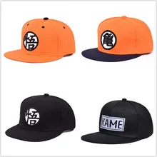 10 шт./партия Япония Аниме Сон Гоку письмо хип хоп кепка мужская шляпка хараджуку Жемчуг дракона